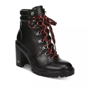Sam Edelman Sade Block Heel Hiker Boots 7